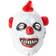 Smiffys Scary Clown Mask with Hair