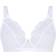 Oola Lace & Logo Non Wired Soft Bra Plus Size - White