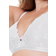 Oola Lace & Logo Non Wired Soft Bra Plus Size - White