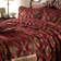 Riva Paoletti Shiraz Copriletto Rosso, Oro (275x275cm)