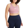 Nike Swoosh Non-Padded Plus Size Sports Bra - Pink Glaze/White