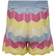 Only Girl's Zigzag Shorts - Blue/Cashmere Blue