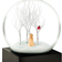 Cool Snow Globes Snöbollslabrador i Skogen