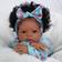 Lifelike Reborn Black Girl 46cm