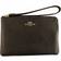 Coach Corner Zip Wristlet - Black