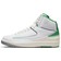 NIKE Air Jordan 2 Retro M - White/Sail/Light Steel Grey/Lucky Green