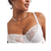 Pretty Secrets Ivy Lace Basic Balcony Bra - White