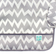 Bumkins Sleeved Bib Grey Chevron 6-24m