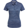 adidas Women's Space-Dyed Short Sleeve Polo Shirt - Crew Navy/White