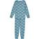 Petit Bateau Girl's BIrds Themed Cotton Pyjamas With Mask - Rover Blue/Marshmallow White (A05GG01050)