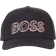 HUGO BOSS Cotton-Twill Cap with Logo Artwork - Black