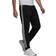 adidas Men's Essentials Warm-up Tapered 3 Stripes Track Pants - Black/White