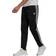 adidas Men's Essentials Warm-up Tapered 3 Stripes Track Pants - Black/White