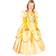 Den Goda Fen Yellow Princess Dress Children Masquerade Costume