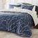 Bedsure Tree Branch Bedspread Blue (223.5x223.5cm)