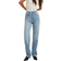 NA-KD Straight Leg High Waist Jeans - Light Blue