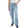 NA-KD Straight Leg High Waist Jeans - Light Blue