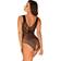 Obsessive Sexy Crotchless Bodysuit Black