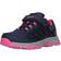 Hi-Tec Junior Yomp EZ Waterproof Walking Shoes - Navy/Desert Flower