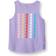 Champion Big Girl's Classic Tank Repeating Iconi C Logo - Salty Purple