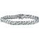 PalmBeach Bracelet - Silver/Diamonds