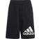 Adidas Essentials Big Logo Cotton Shorts - Black/White