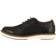 Florsheim Junior Supacush Plain Toe Oxford Shoes - Black Smooth/White Sole