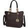 MKF Collection Kissaten Milan M Signature Tote Handbag - Chocolate