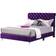 Passion Furniture Maxx Purple Tufted