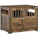 Pawhut Wooden & Wire Dog Crate with Surface Stylish Pet Kennel 74.9x59.7