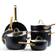 GreenPan Padova Reserve Juego de utensilios de cocina con tapa 10 Piezas