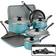 Farberware High Performance Cookware Set with lid 17 Parts