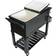 Permasteel 80QT Black Rolling Patio Cooler