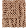 Donna Sharp Chenille Chunky Blankets Beige (127x101.6cm)