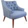 Furniturebox Tejares Indigo Blue/Natural Fåtölj