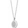 HUGO BOSS Medallion Necklace - Silver/Transparent