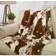 Saro Lifestyle Cowhide Filt Brun (152.4x127cm)