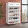 vidaXL Engineered White Skostativ 60x105cm