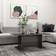 vidaXL Engineered Wood High Gloss Gray Coffee Table 59.9x103.4cm