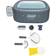 Bestway Inflatable Outdoor Square Hot Tub Spa and Maintenance Kit