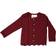 Geggamoja Cardigan - Burgundy (122128)