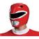 Disguise Men's Red Ranger Adult Helmet