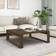 vidaXL 816001 Brown Oak Soffbord 100x100cm