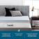 Lucid 4 Inch Gel Memory Twin Bed Matress 95.25x187.9cm