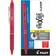 Pilot FriXion Clicker Erasable Gel Pen Red Ink 0.7mm 12-pack