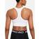 Nike Dri-FIT Swoosh Medium-Support 1-Piece Padded Longline Sports Bra - White/Black