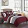 Chic Home Ayelet Bed Linen Red (254x167.6cm)