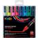 Uni PC-5M Medium Bullet Standard Colours 8-pack