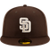 New Era San Diego Padres Authentic Collection 59FIFTY Fitted Cap - Brown