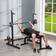 Homcom Multifunction Barbell Squat Rack